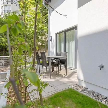 公寓 Gartenhaus Am Waldschloss App 1